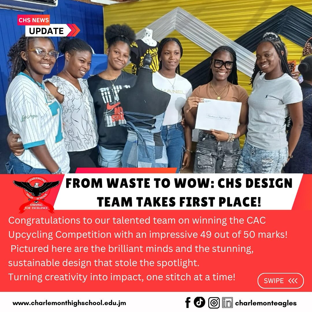 ♻️✨ Winners Circle! ✨♻️Congratulations to our talented team on winning the CAC Upcycling Competi