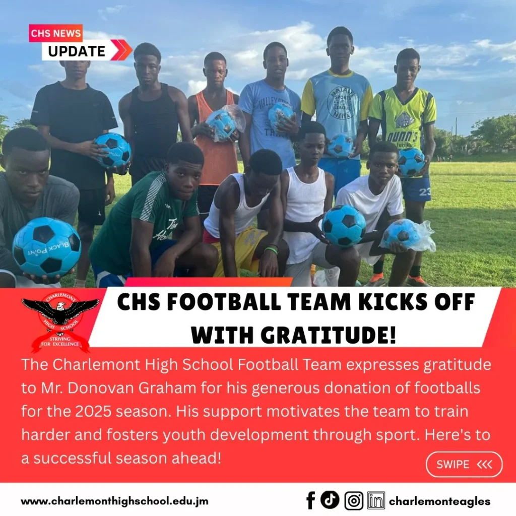 CHS Football Team says thank you!We would like to extend our heartfelt gratitude to Mr Donovan