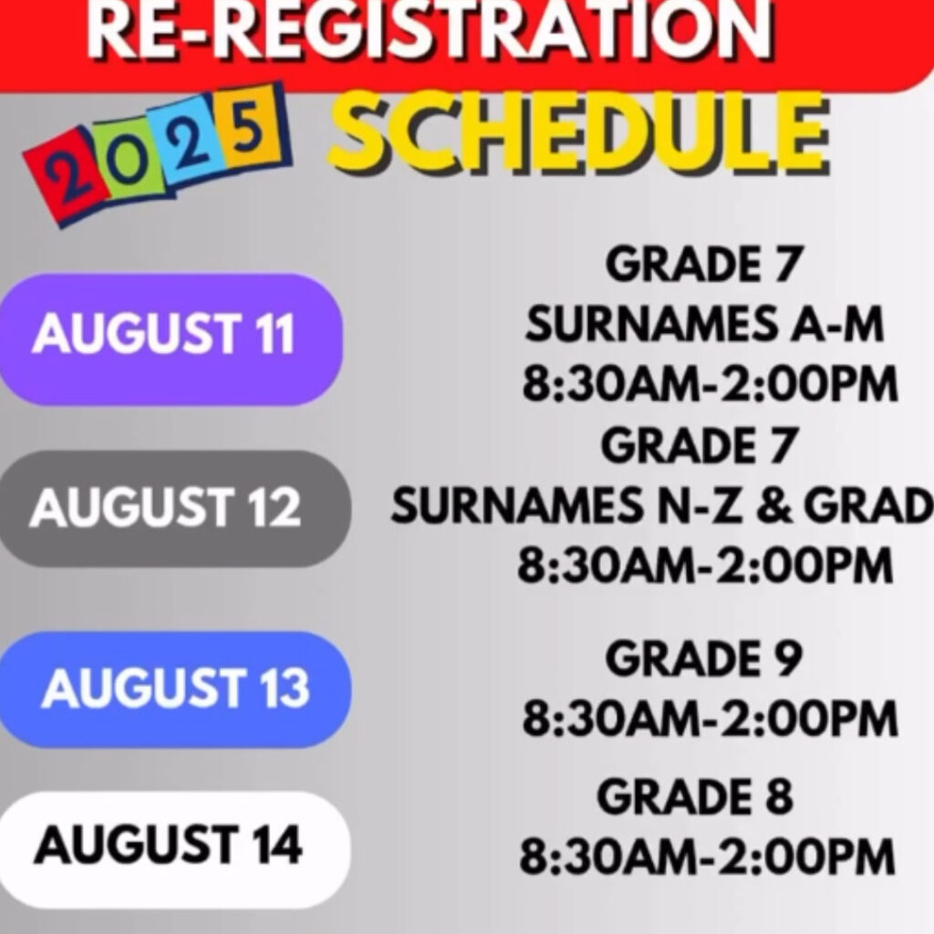 CHS reg 2025