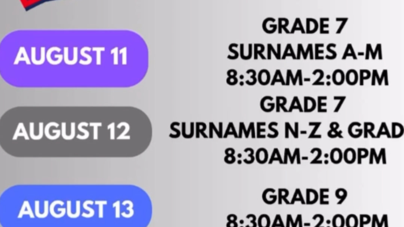CHS reg 2025